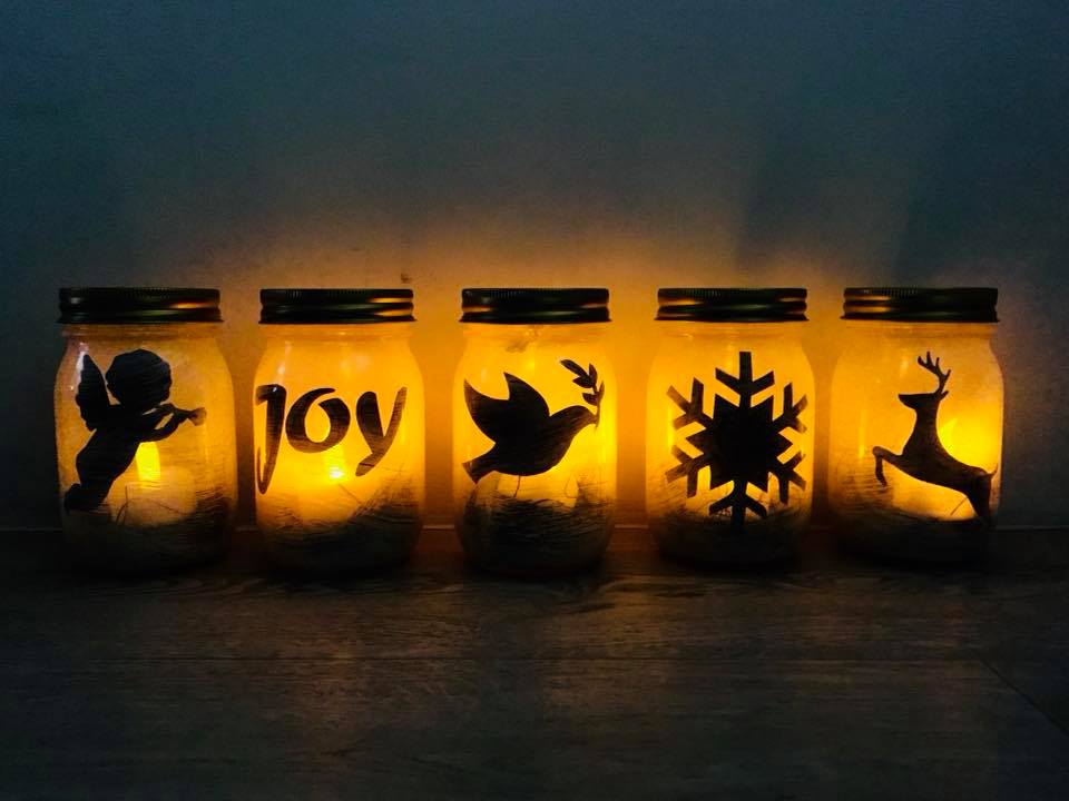 Sunshine & Love Corporate Workshop Jar Art Handpainted Handcrafted Team Bonding Staff Wellness Family Day Staff Bonding Kids Workshop Family Friendly Crafts Family Friendly Activities Jar Lamp